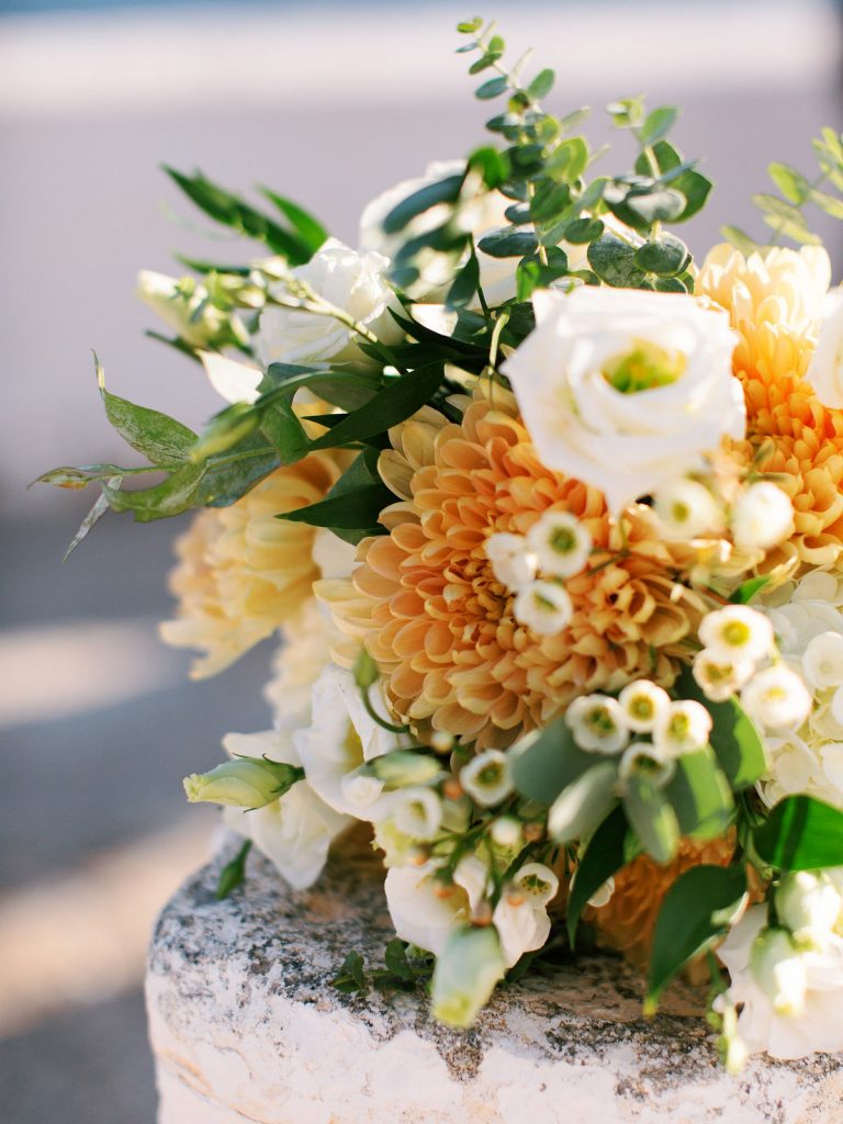 Milos wedding, wedding bouquet
